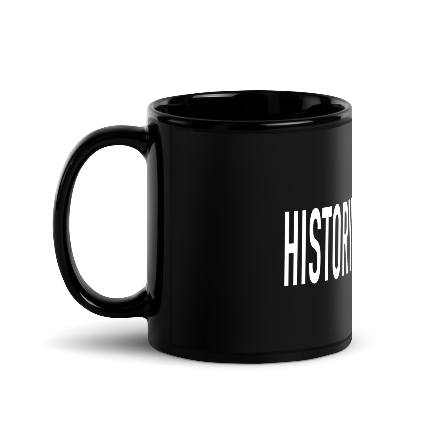 HBN Black Glossy Mug