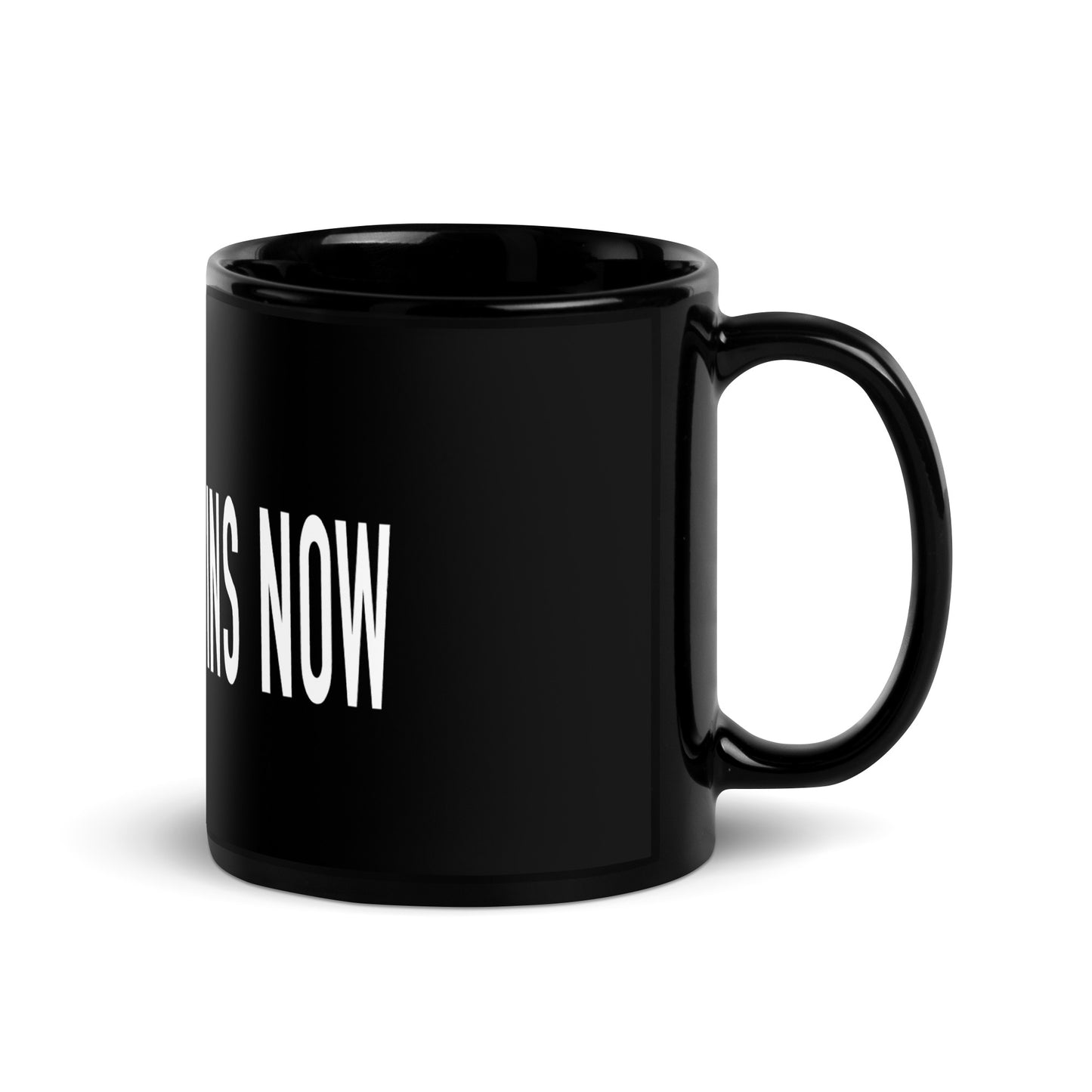 HBN Black Glossy Mug